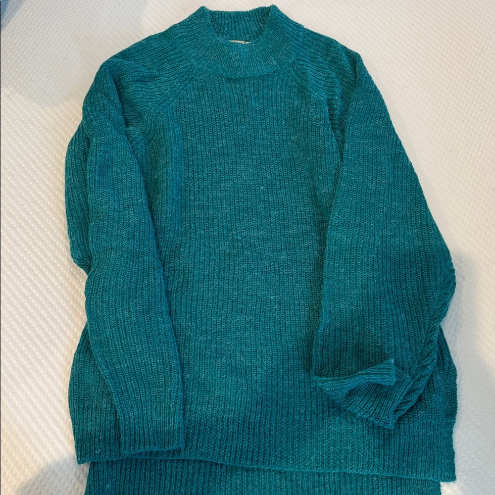 Teal Knit Sweater